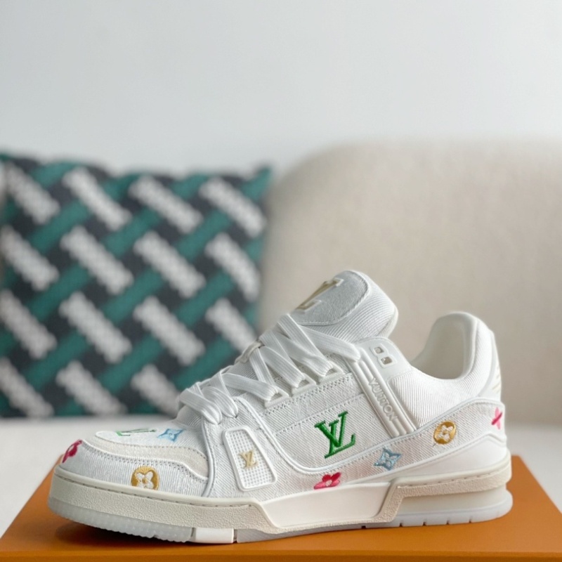 Trainer Orange Teal Vintage Sneaker