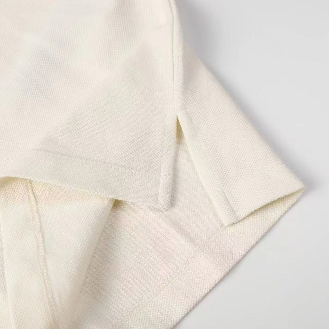 Embroidered Patch Polo Shirt