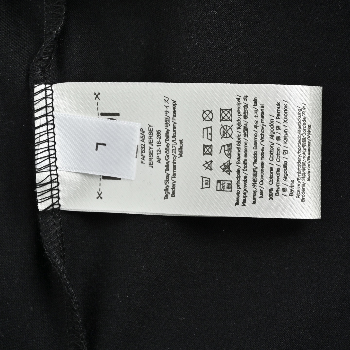 25SS Hand-Drawn Cartoon Character Print T-Shirt