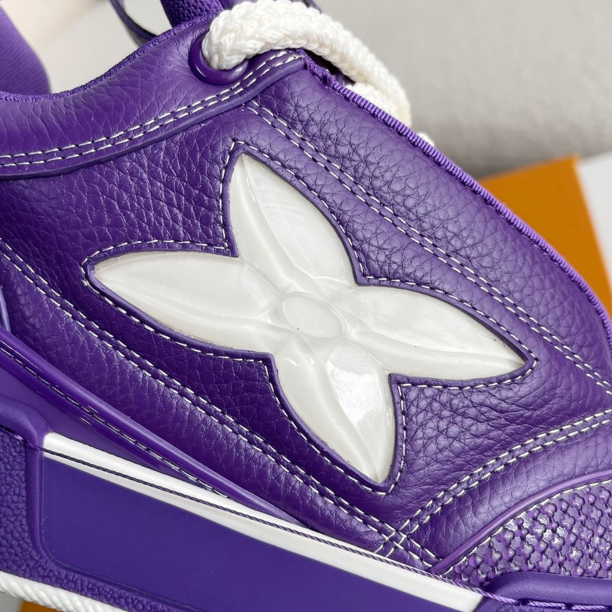 Purple skateboard sneakers