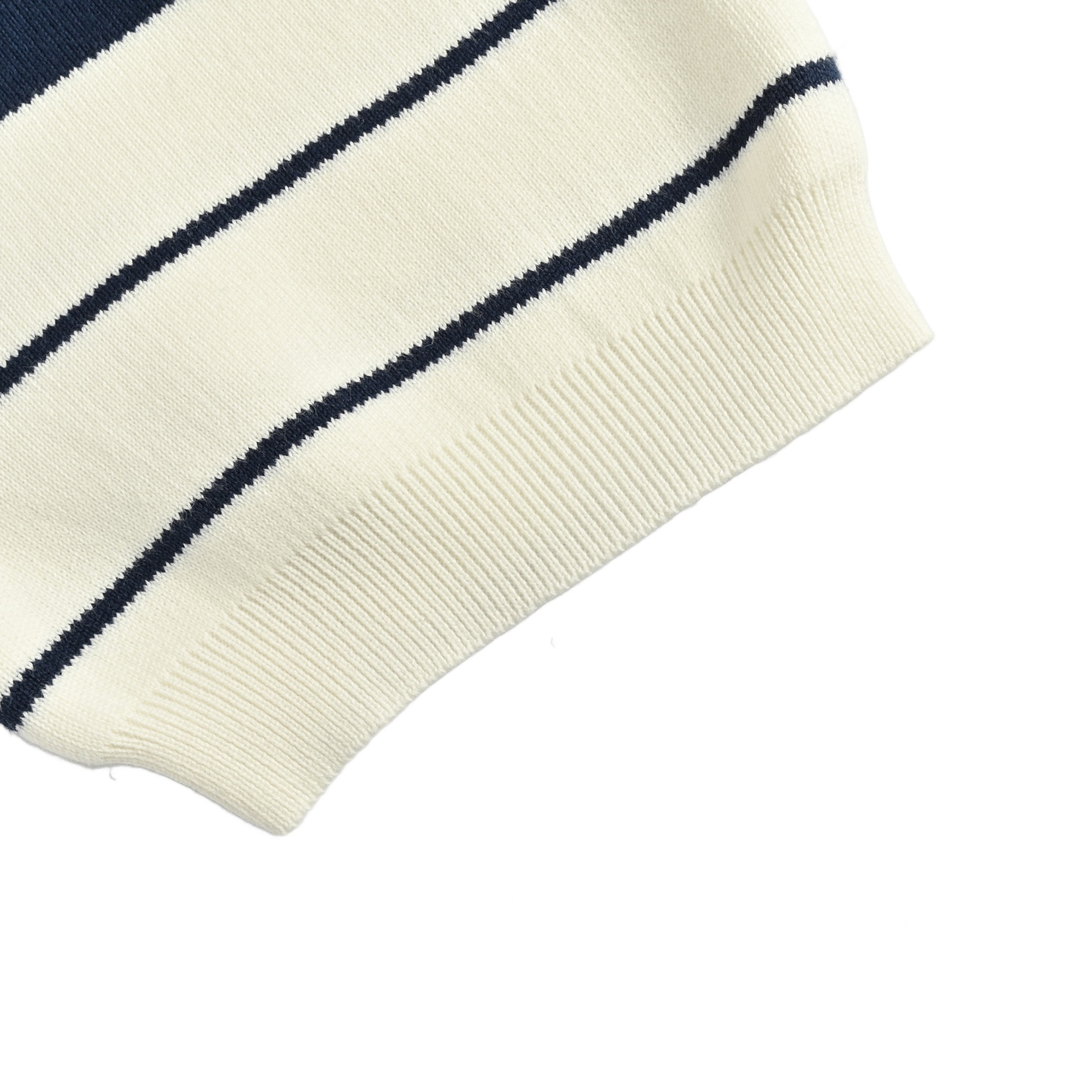 25ss Striped Knit Polo Shirt