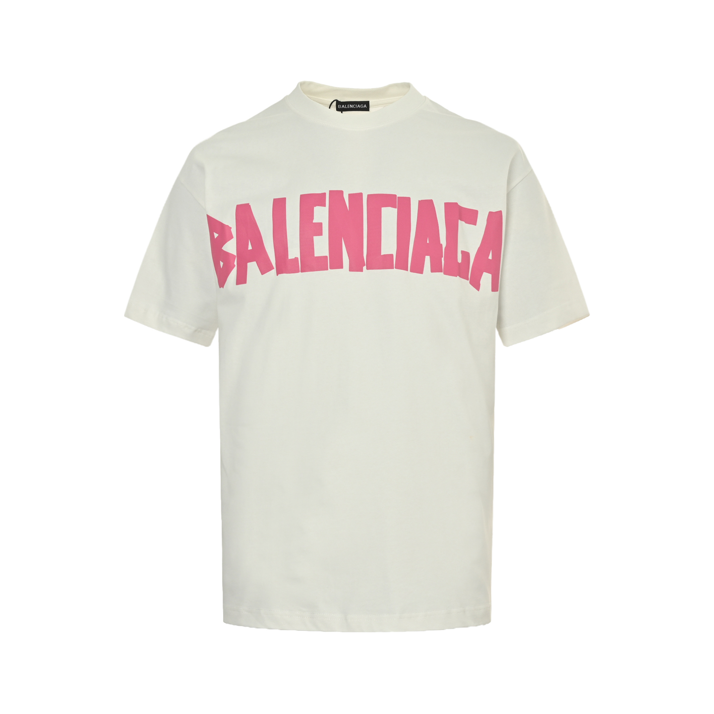 Masking tape printed T-shirt