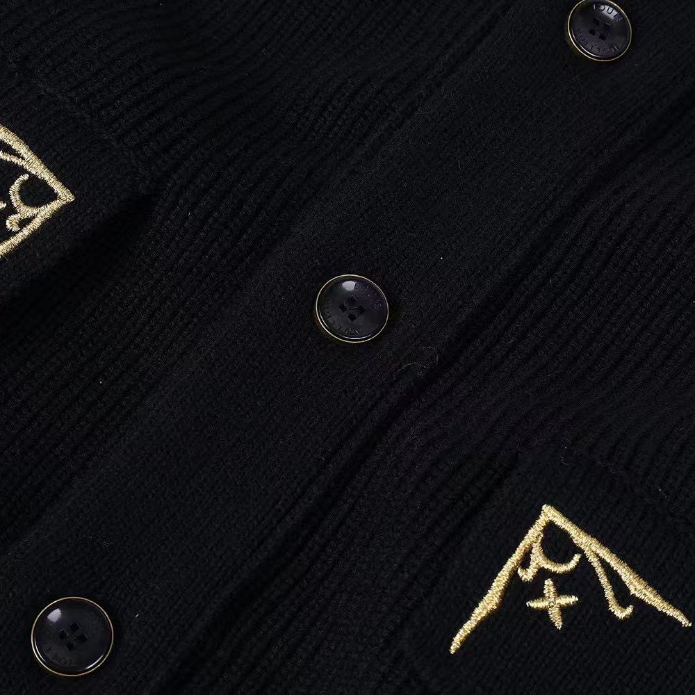 Gold Frame Knitted Sweater