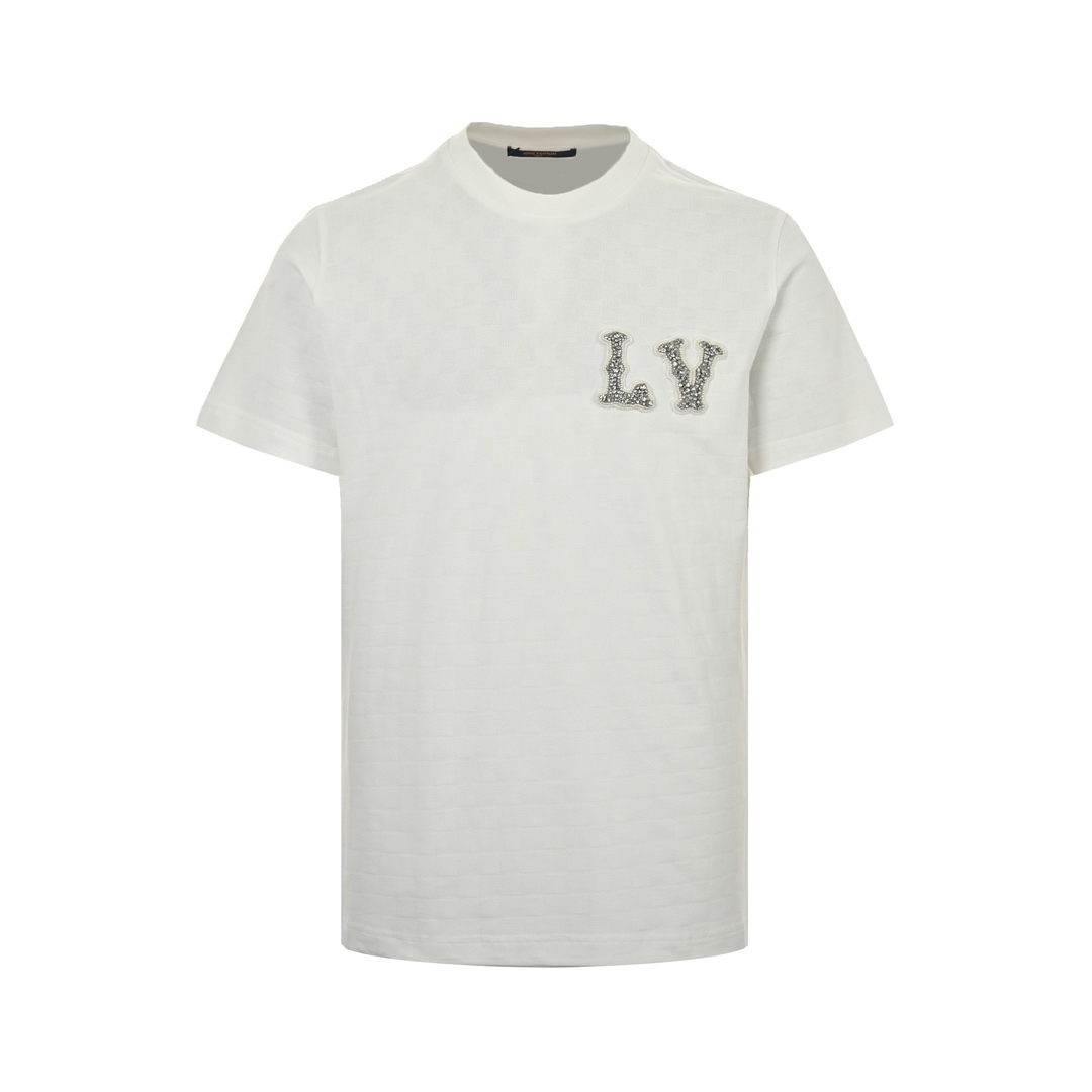 Rhinestone lettering T-shirt