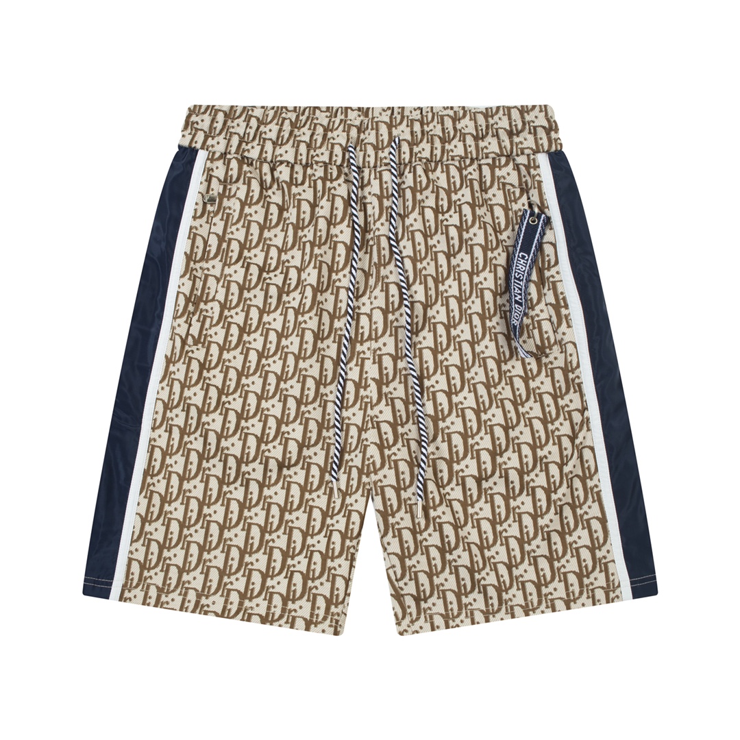 Lettering floral ribbon shorts