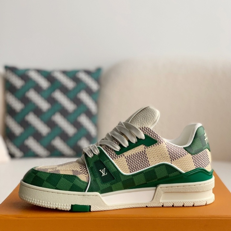 Cotton fabric low-top sneakers