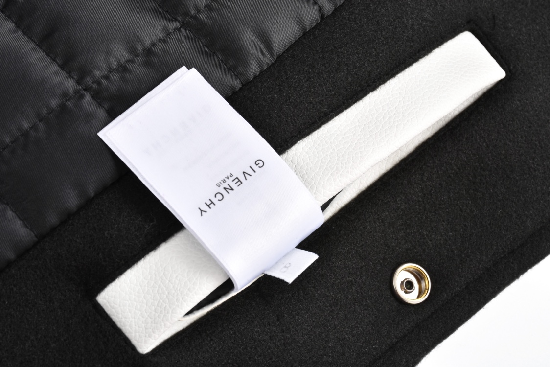 Leather slogan baseball jacket