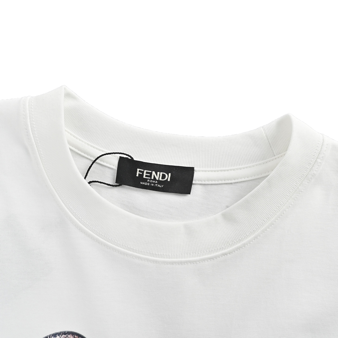 25SS Hand-Drawn Cartoon Character Print T-Shirt