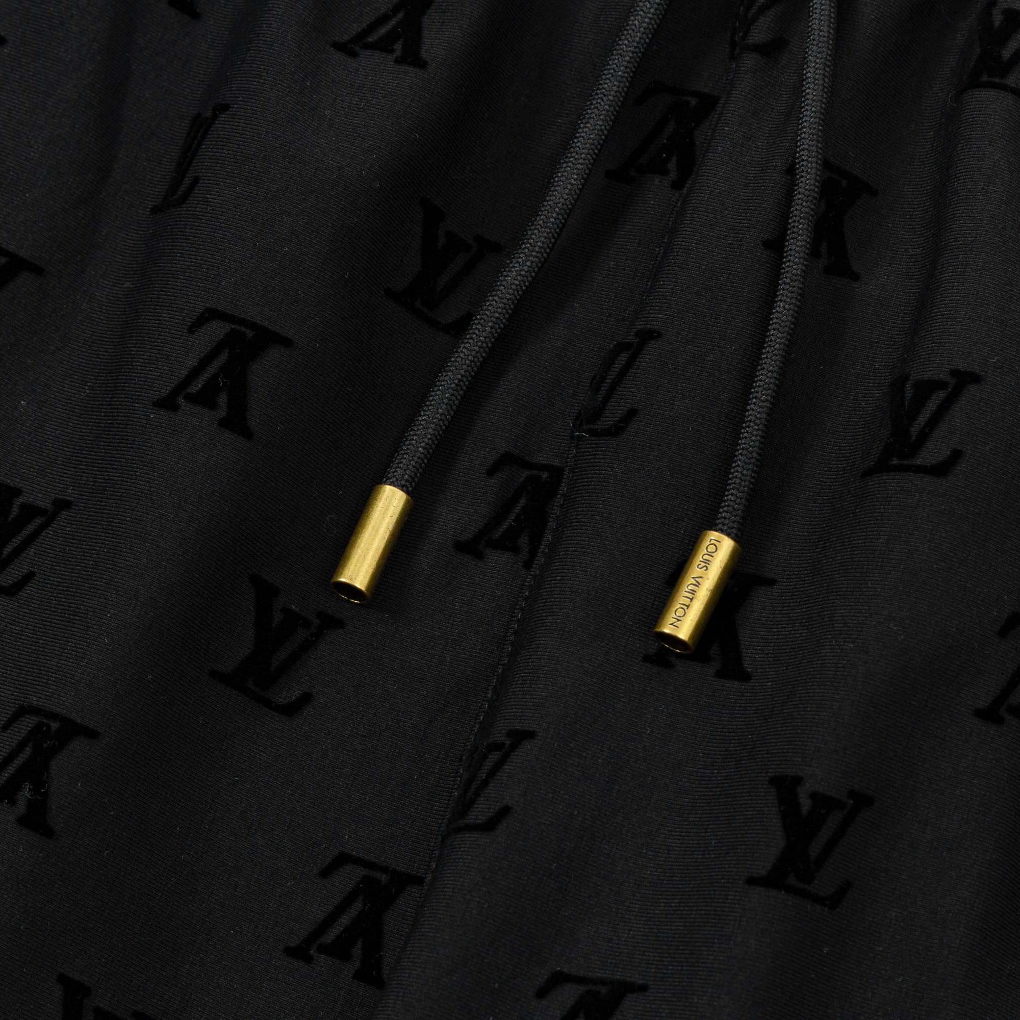 Knitted flocked shorts