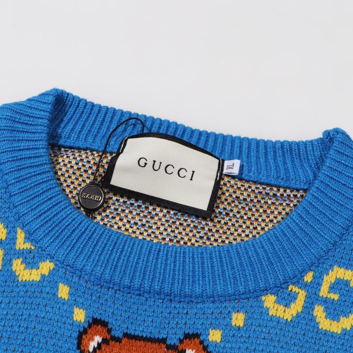 Bear knitted sweater