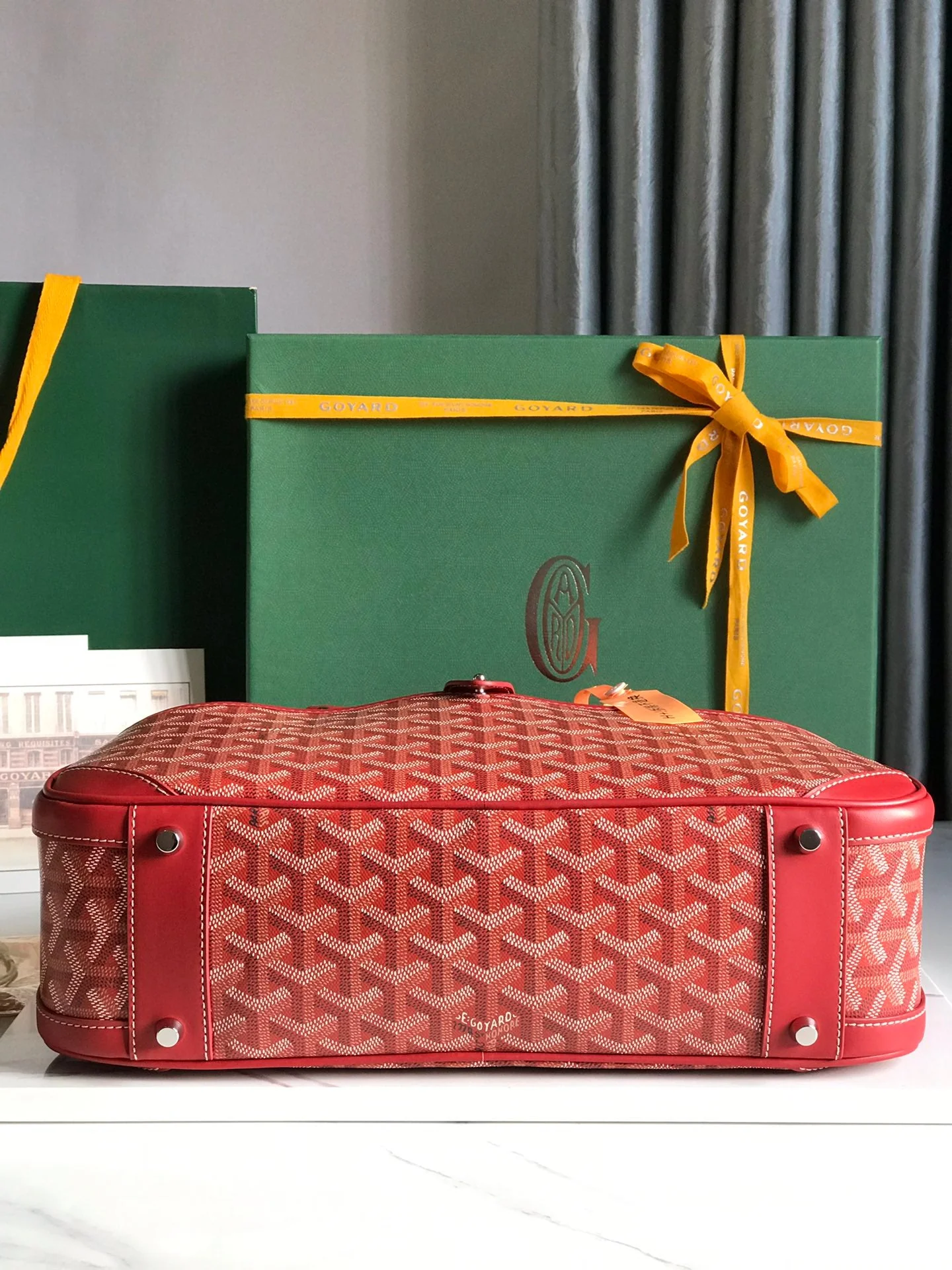 Red Calfskin Handbag