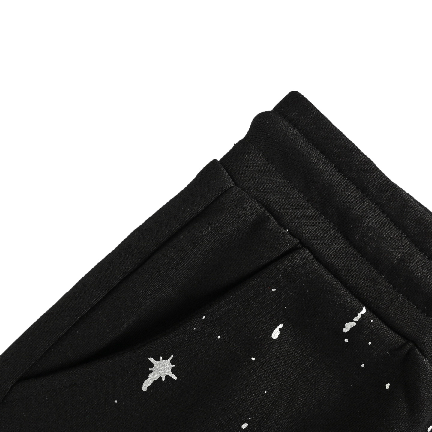 25ss embroidered lettering shooting star shorts