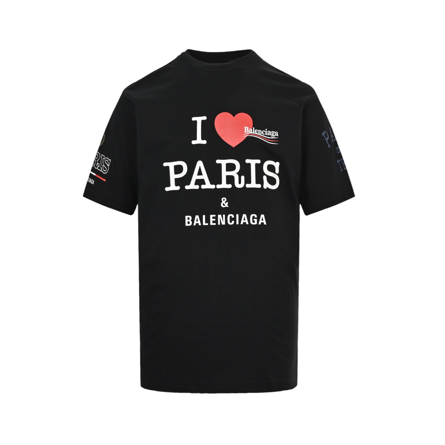 I LOVE PARIS couple short-sleeved shirt