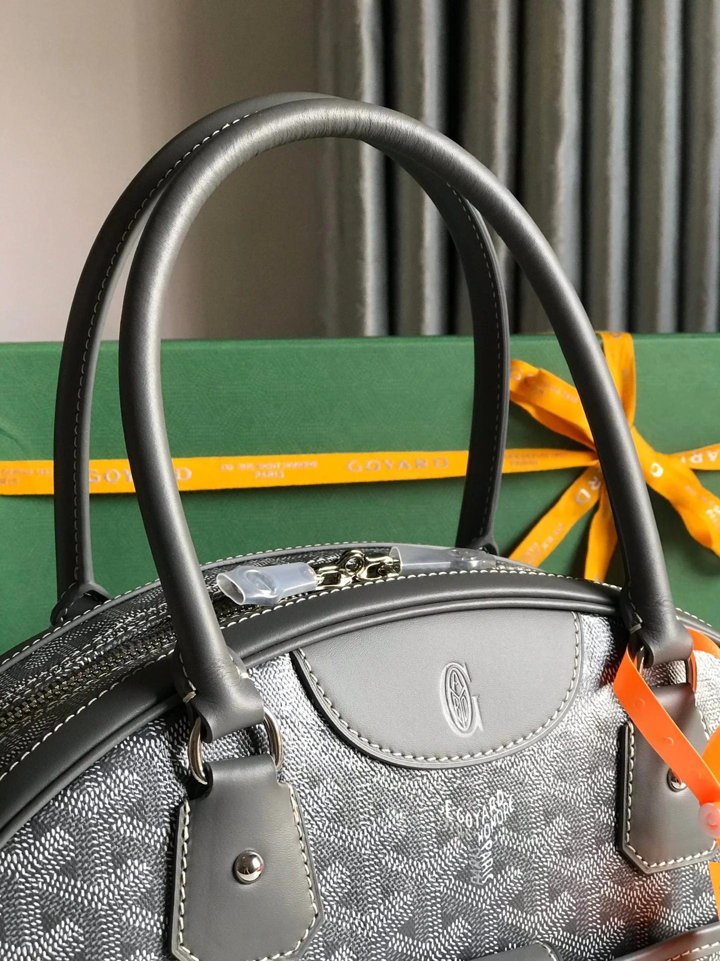 Grey Calfskin Handbag