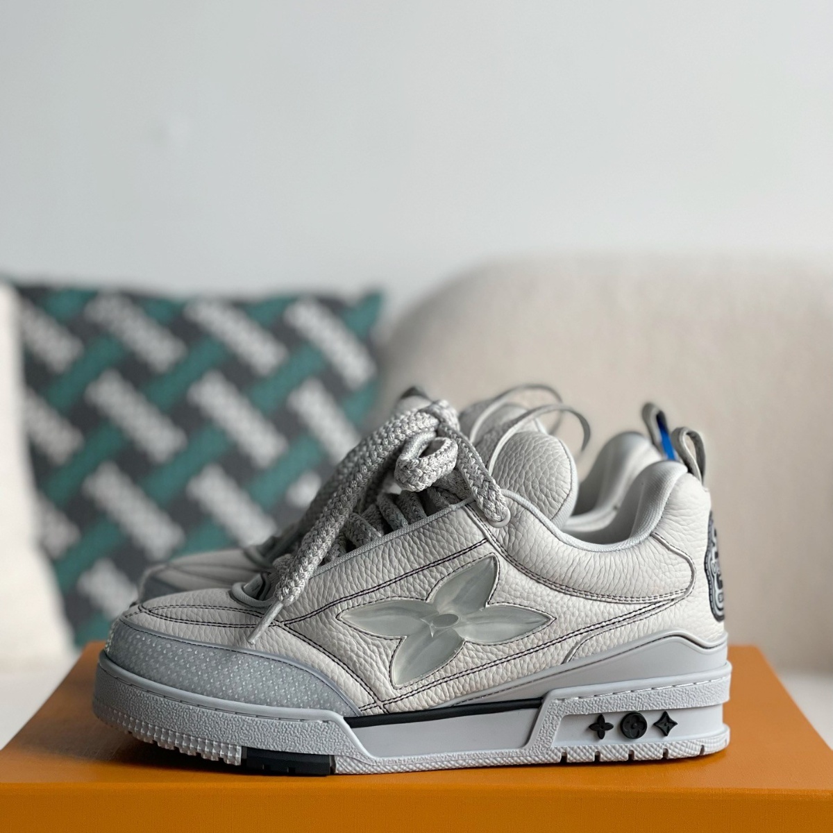 Skate Sneaker en gris Hombre