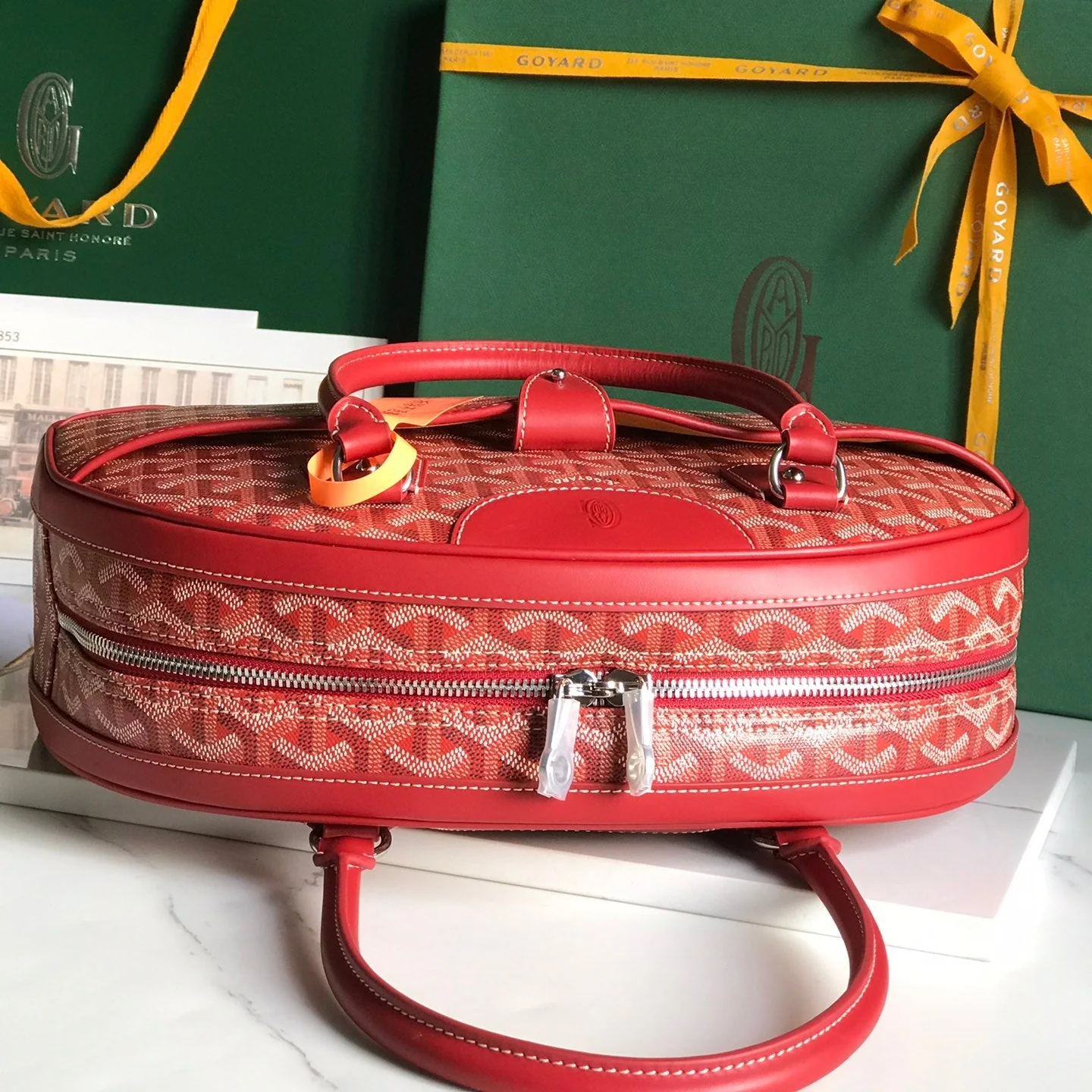 Red Calfskin Handbag