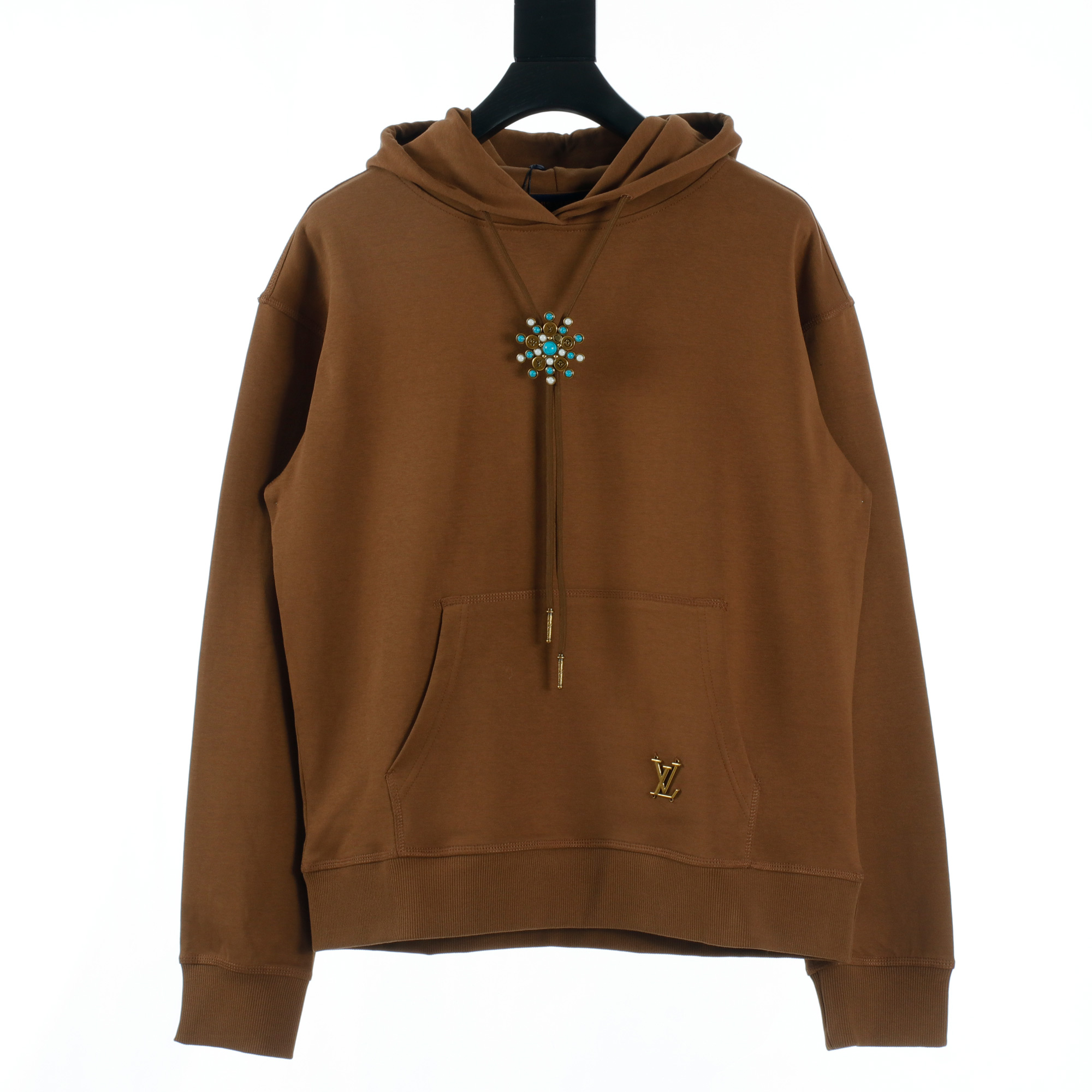 Embellished Cotton Hoodie