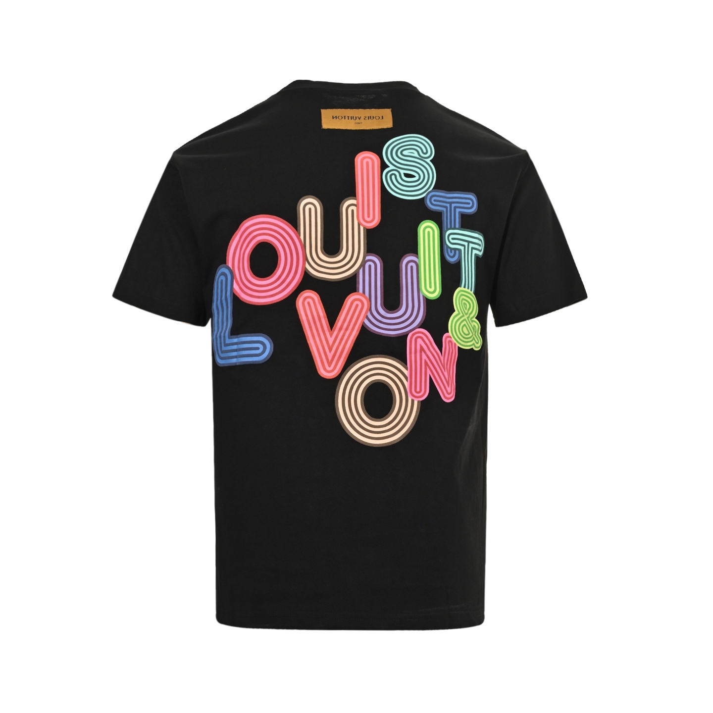 Rainbow lettering T-shirt