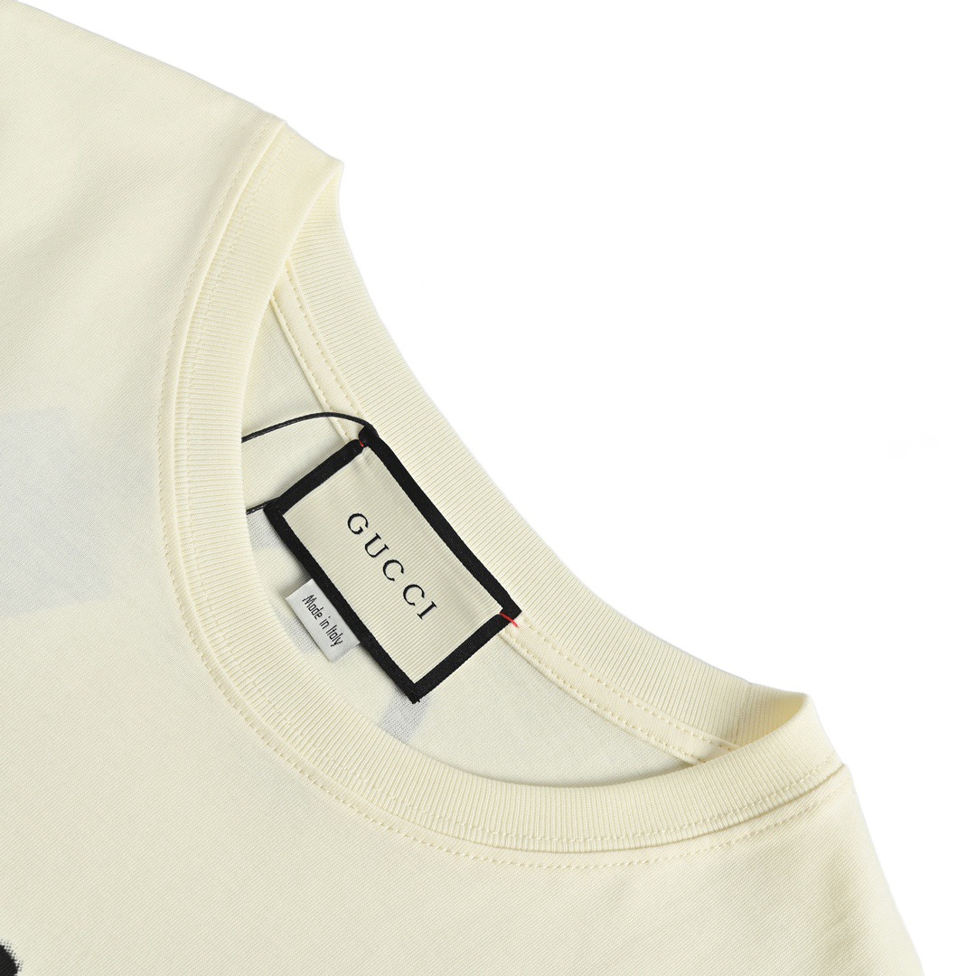 23SS Graffiti Letter Print Short Sleeve T-shirt