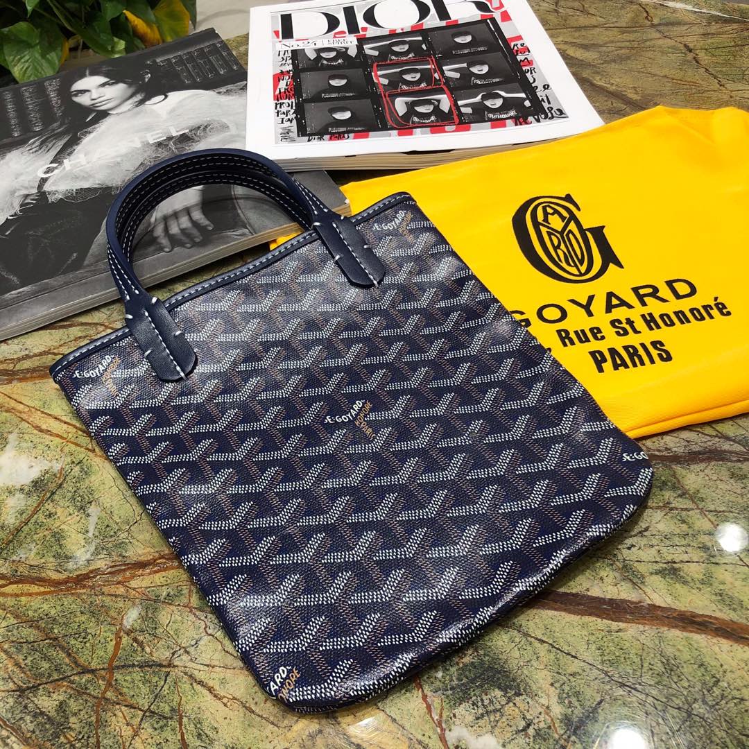 Shopping Bag 22cm Navy Blue