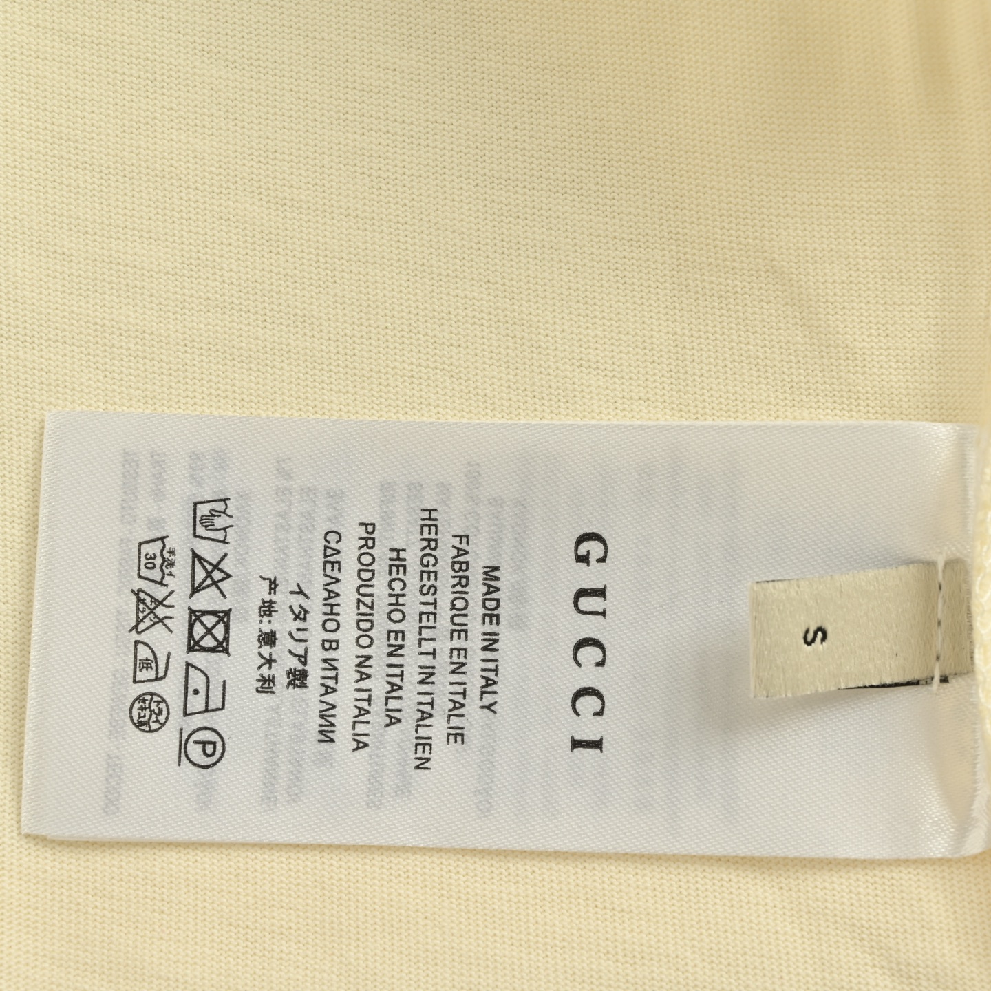 24ss full print flocked short-sleeved T-shirt