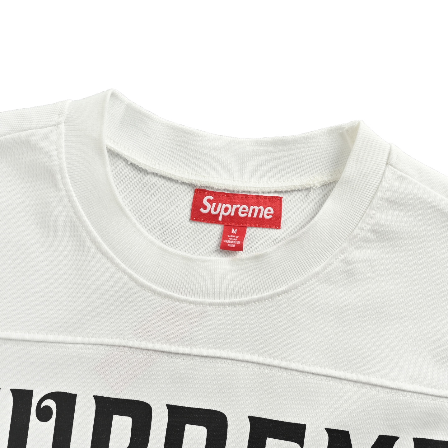 American No.8 Sanskrit Font Print Long Sleeve T-Shirt