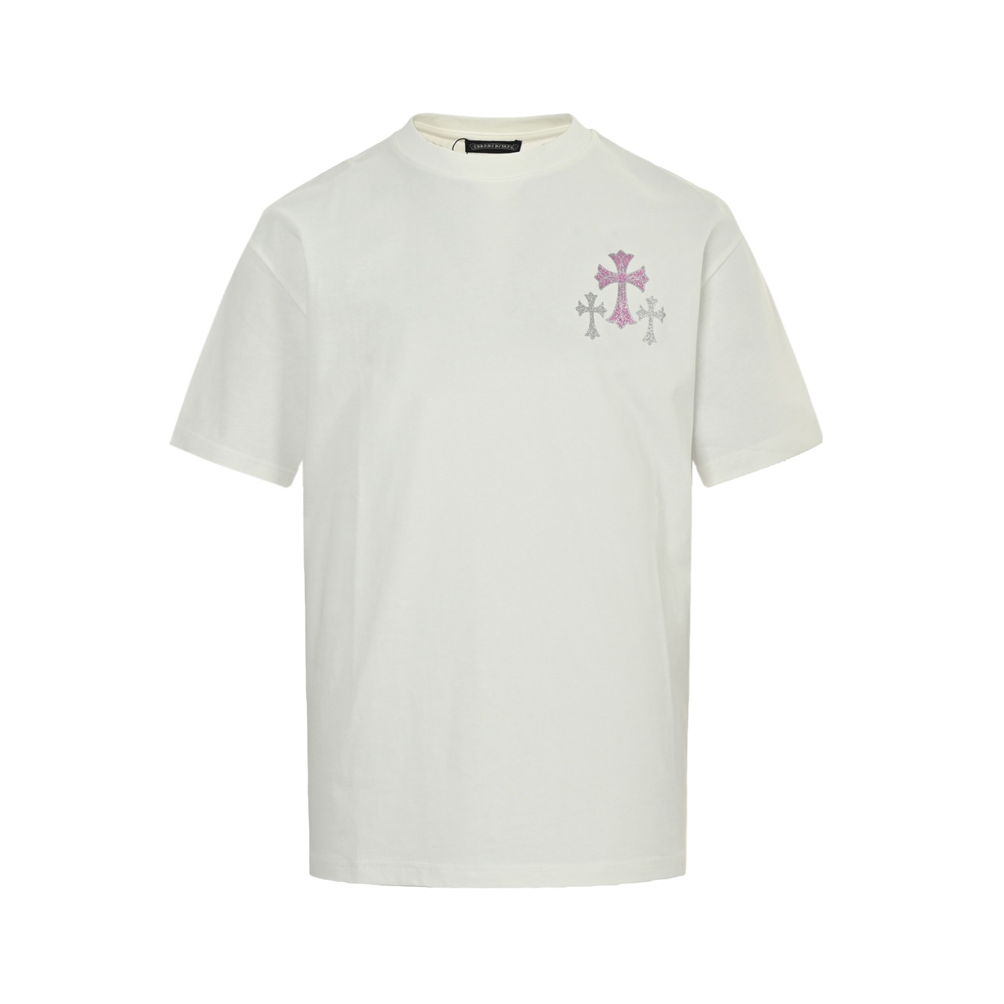 25ss glitter print short sleeve T-shirt