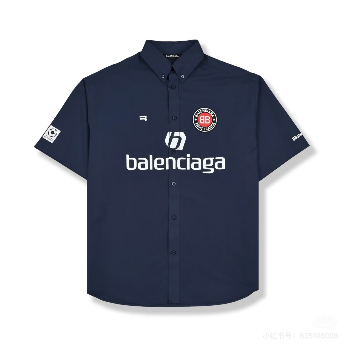 Sports joint short-sleeved shirt