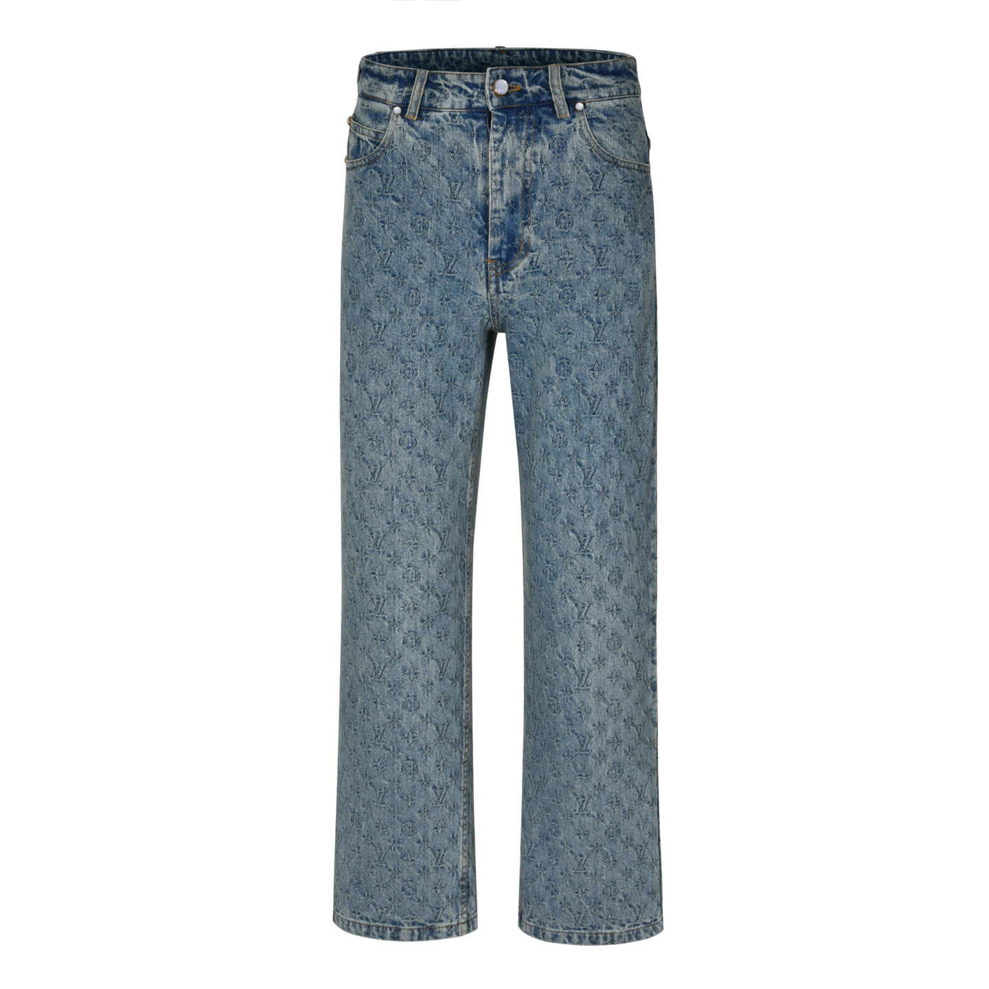 New Jacquard Denim Trousers