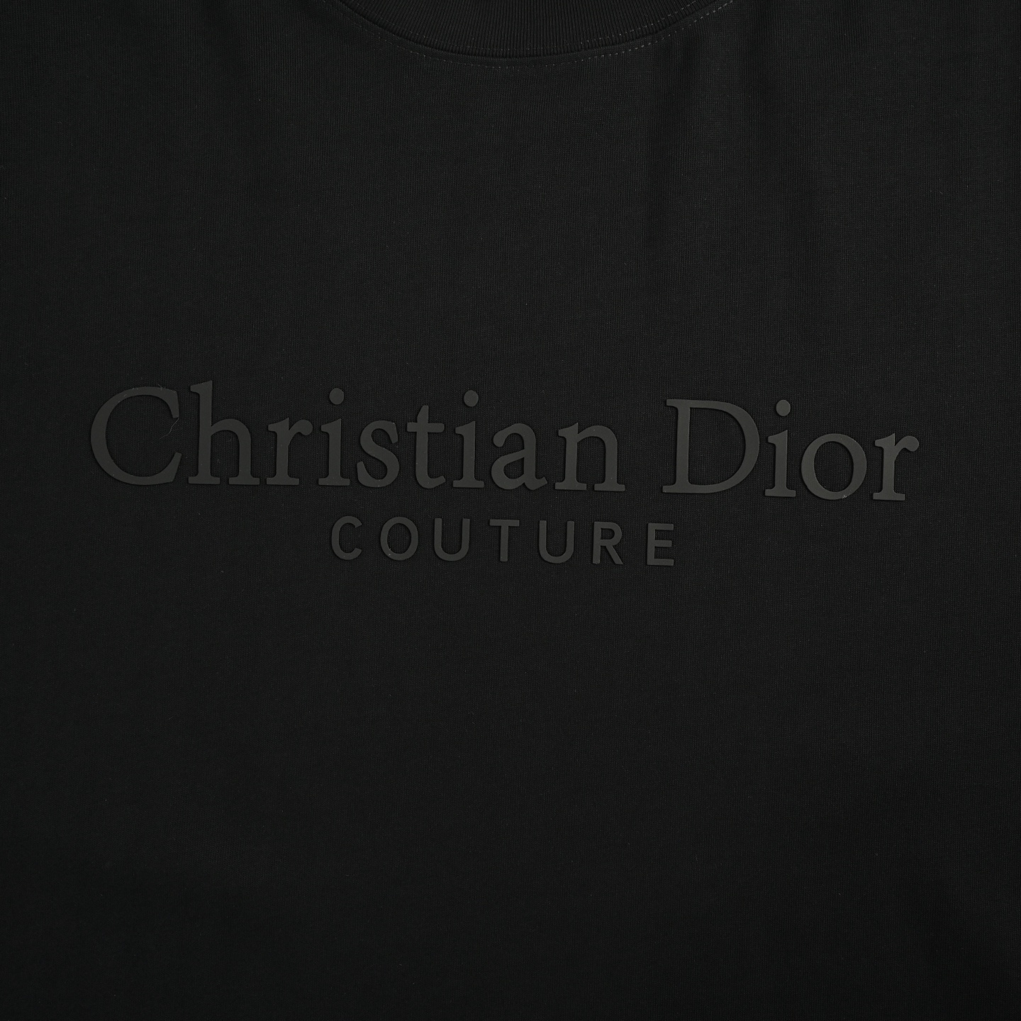 25ss shadow letter embroidered short-sleeved T-shirt