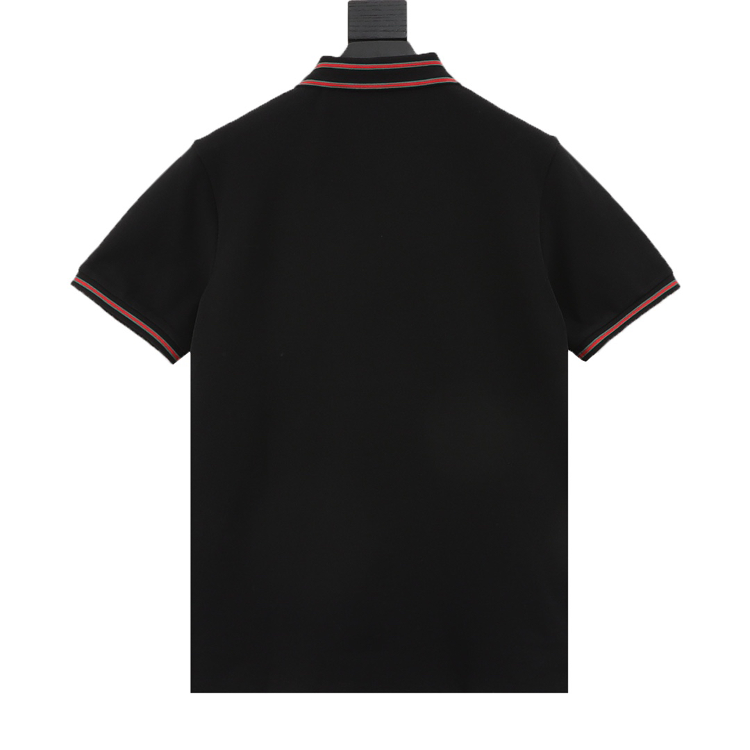 Lettering Short Sleeve Polo