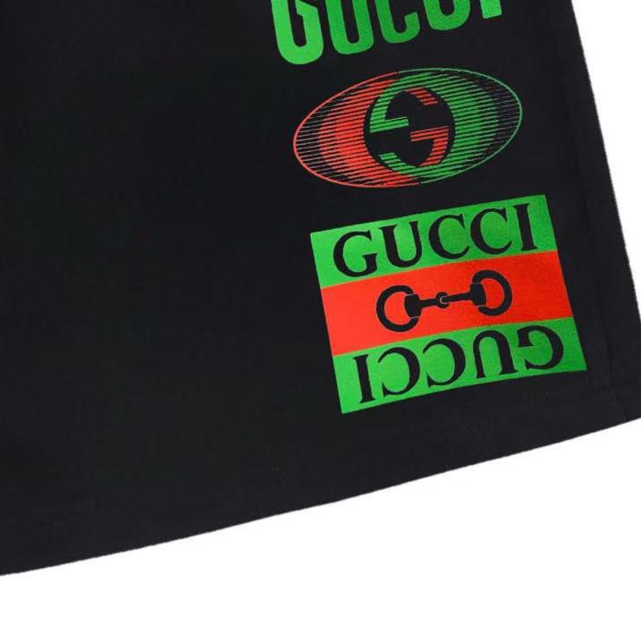 Drawstring Casual Lettering Shorts