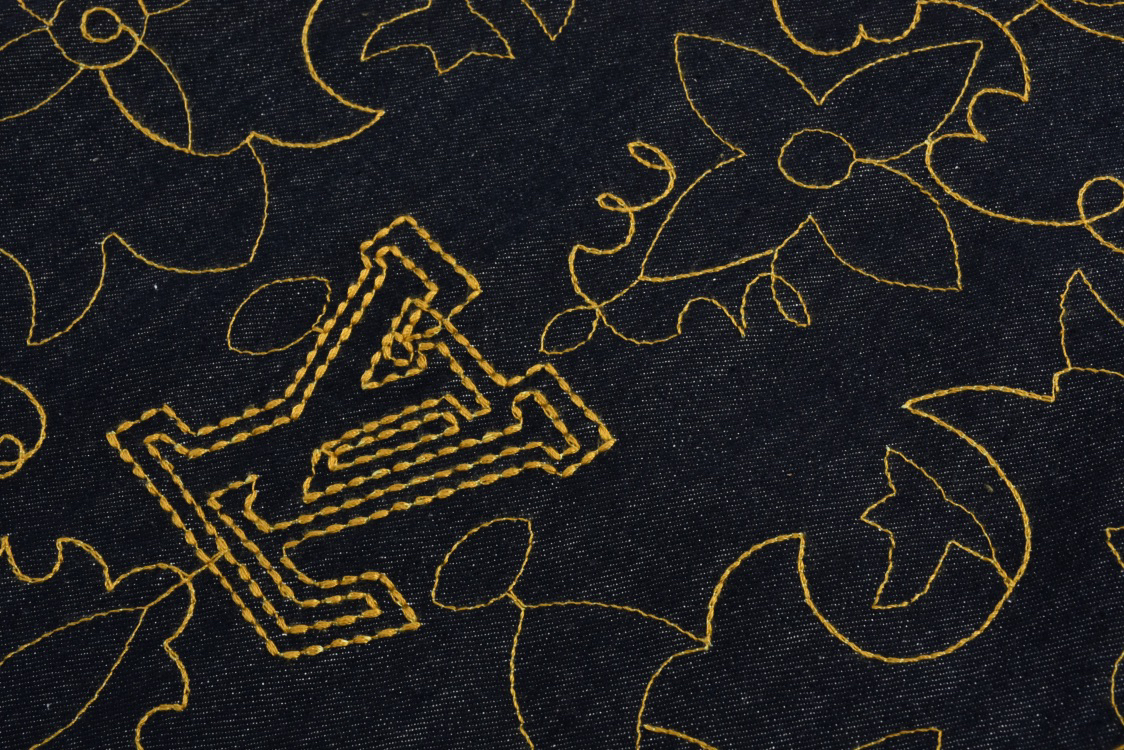 New Autumn And Winter Vine Embroidery Pattern Stitching Jeans