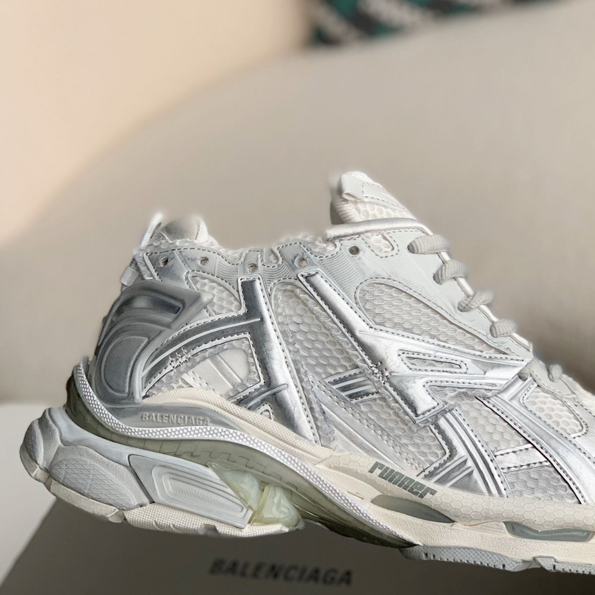 Runner Leather Free White