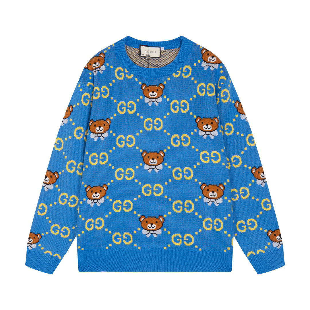 Bear knitted sweater