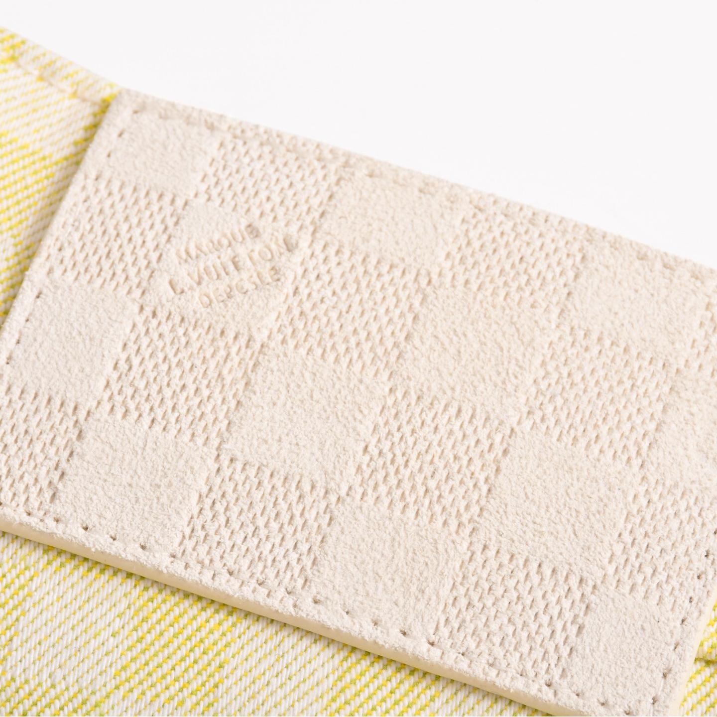 Yellow Gradient Checkerboard Jeans