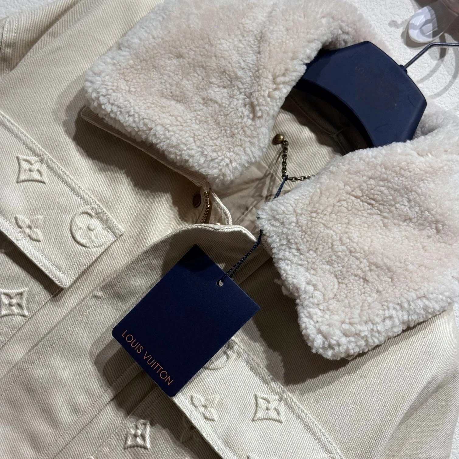 Carpenter Jacket With Embossed Letters