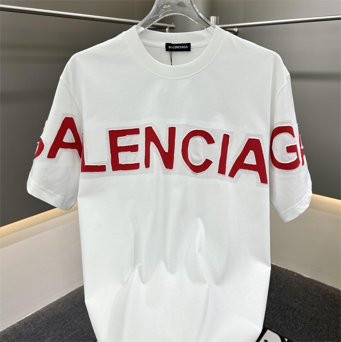 Embroidered patchwork print short-sleeved T-shirt