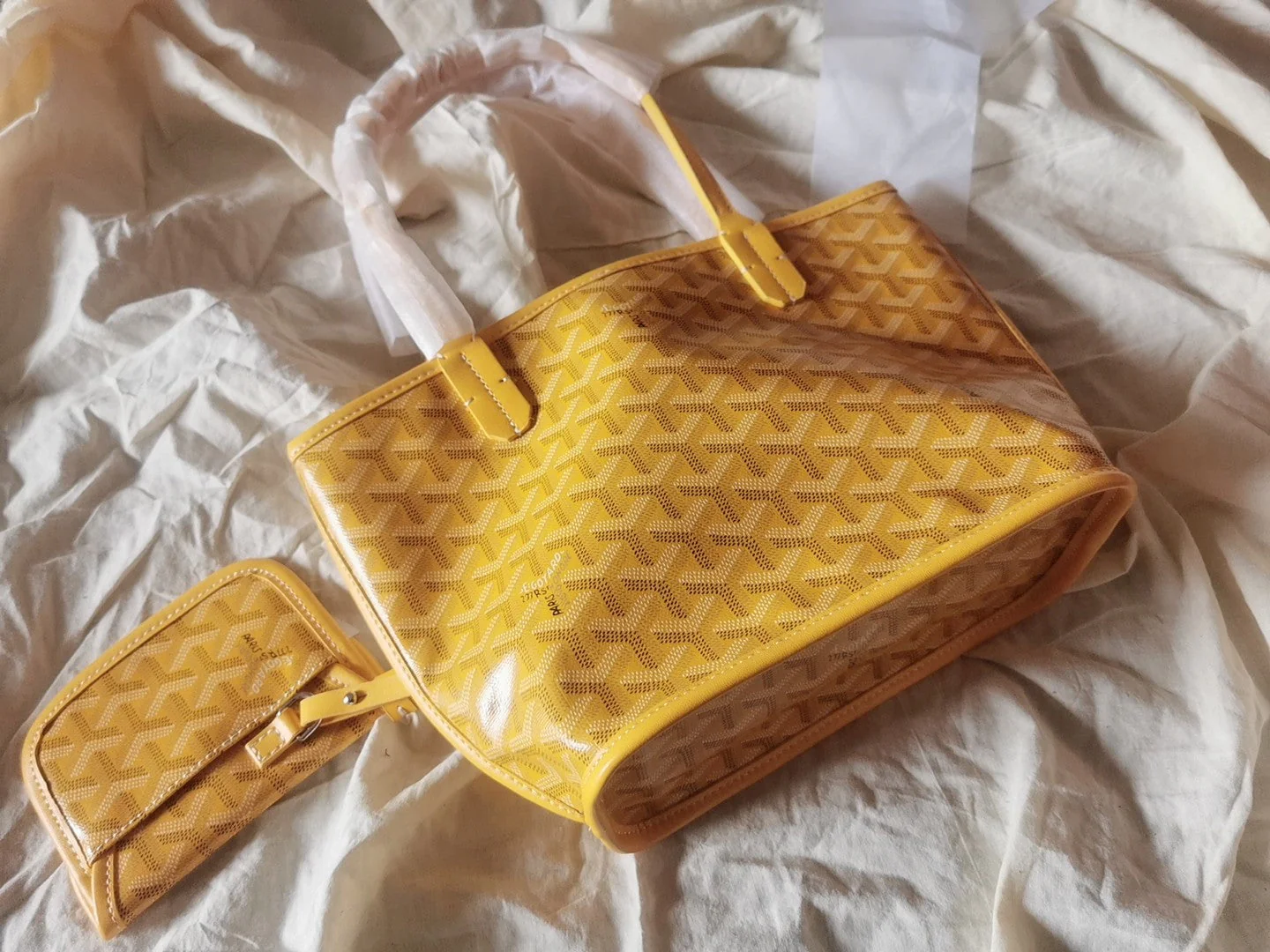 Mini 38CM Yellow Canvas Bag