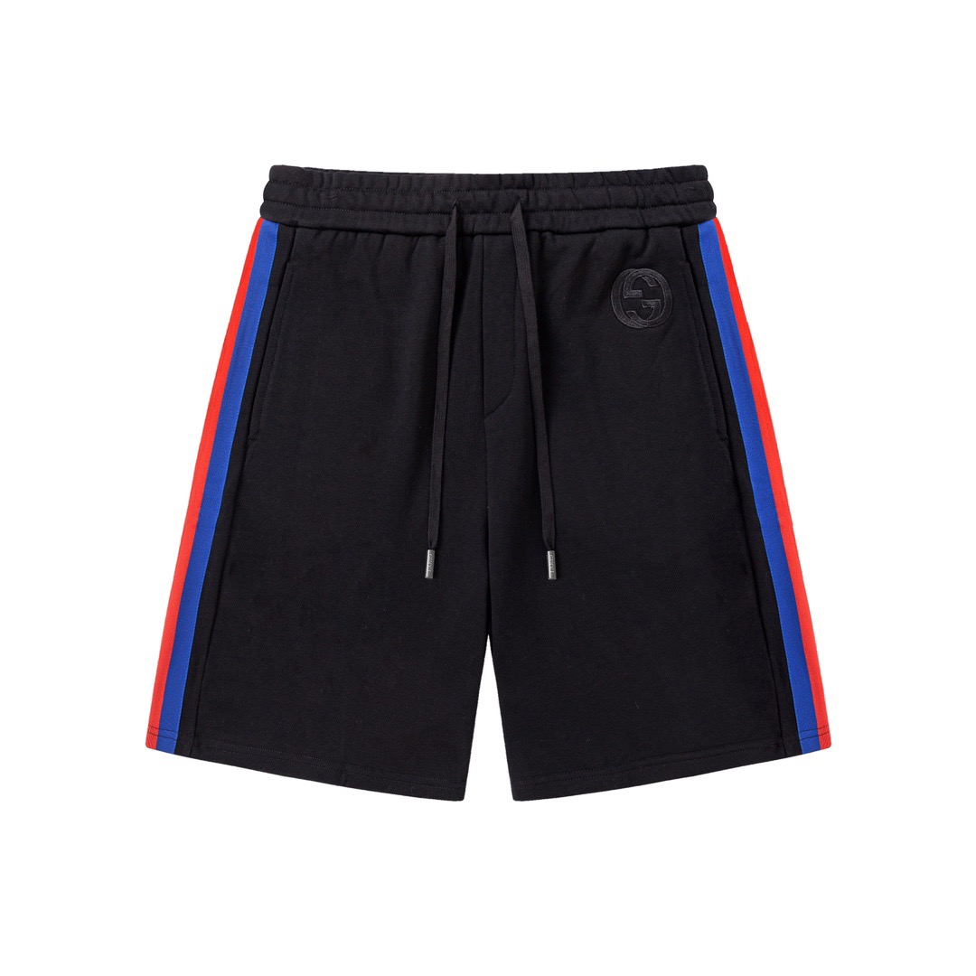 Red And Blue Ribbon Shorts