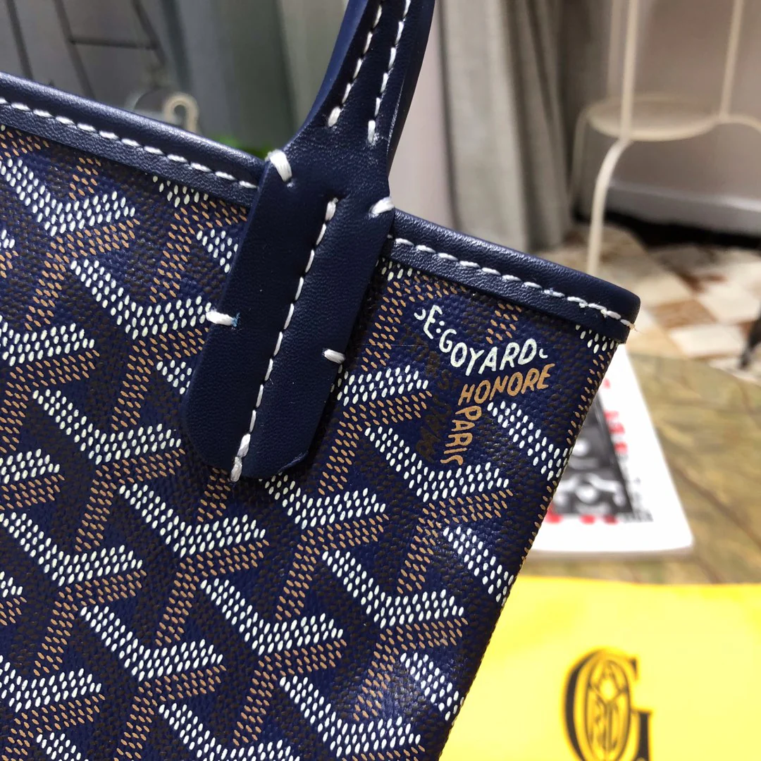 Shopping Bag 22cm Navy Blue