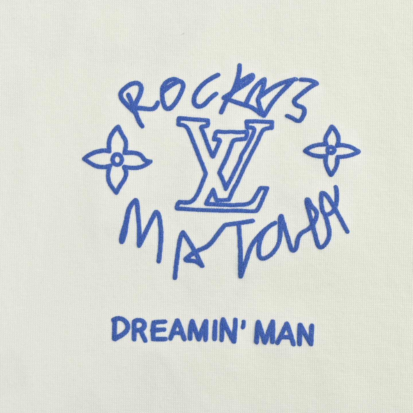 25ss Dreamer Graffiti Slogan Print Short Sleeve T-shirt