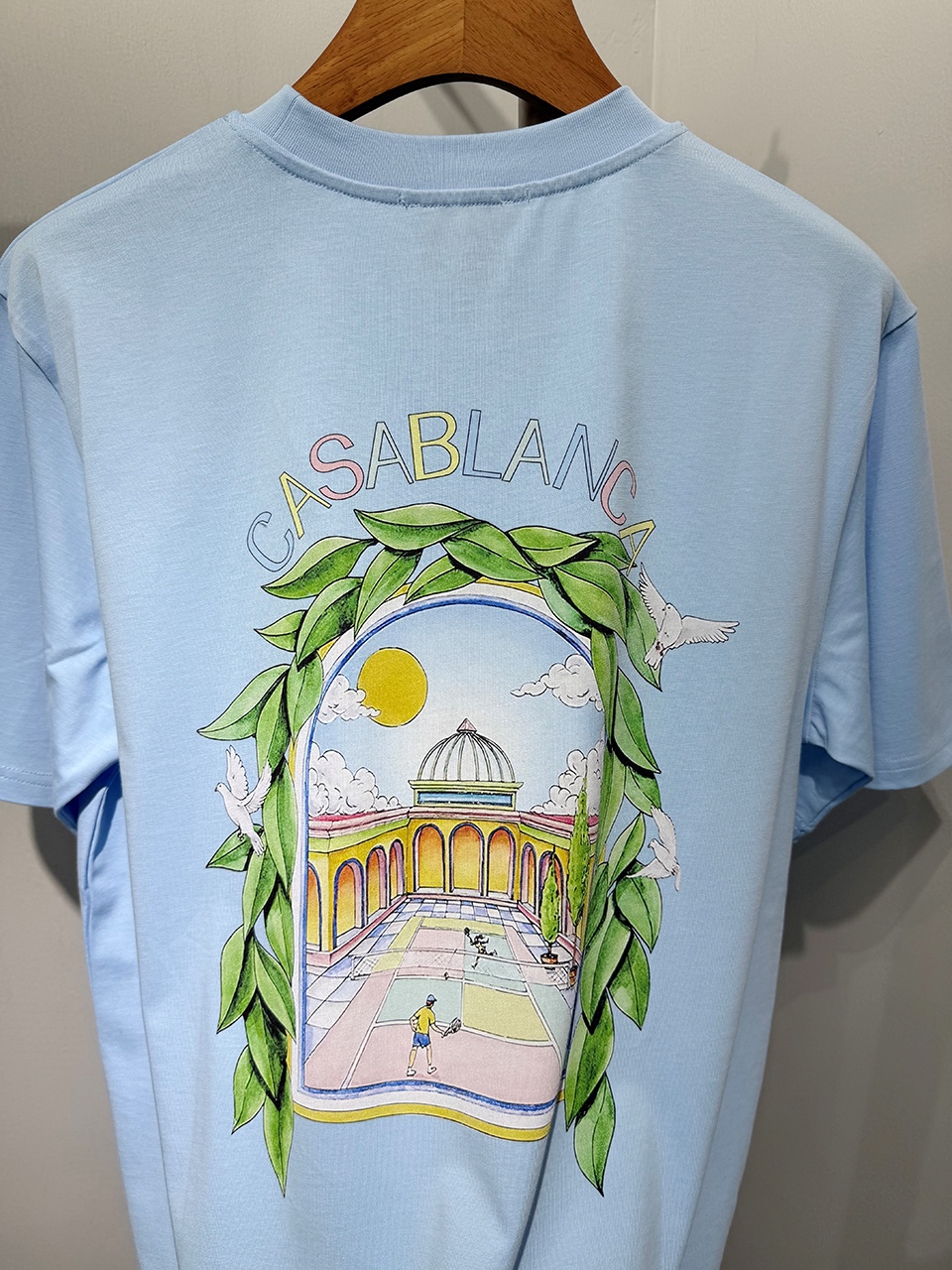 Casablanca Digital printed round neck T-shirt