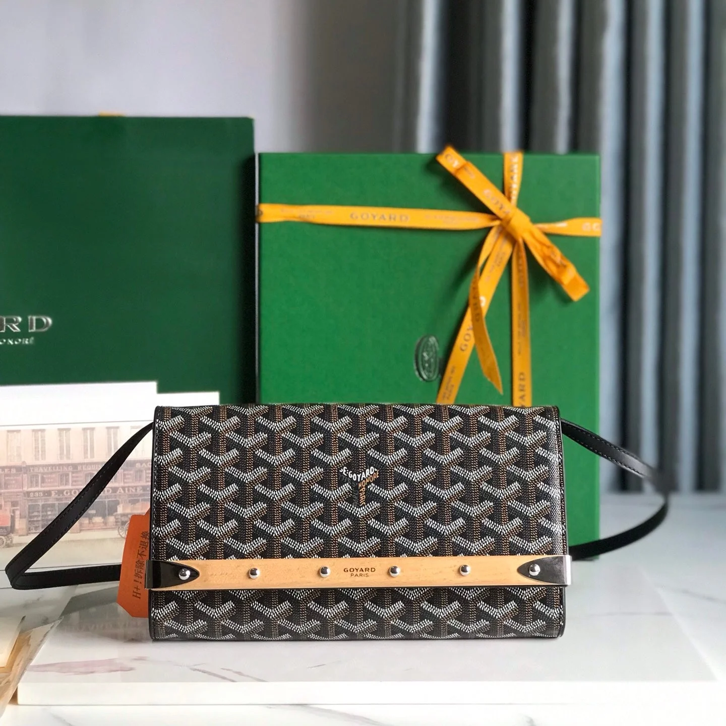 Black Canvas Small Clutch