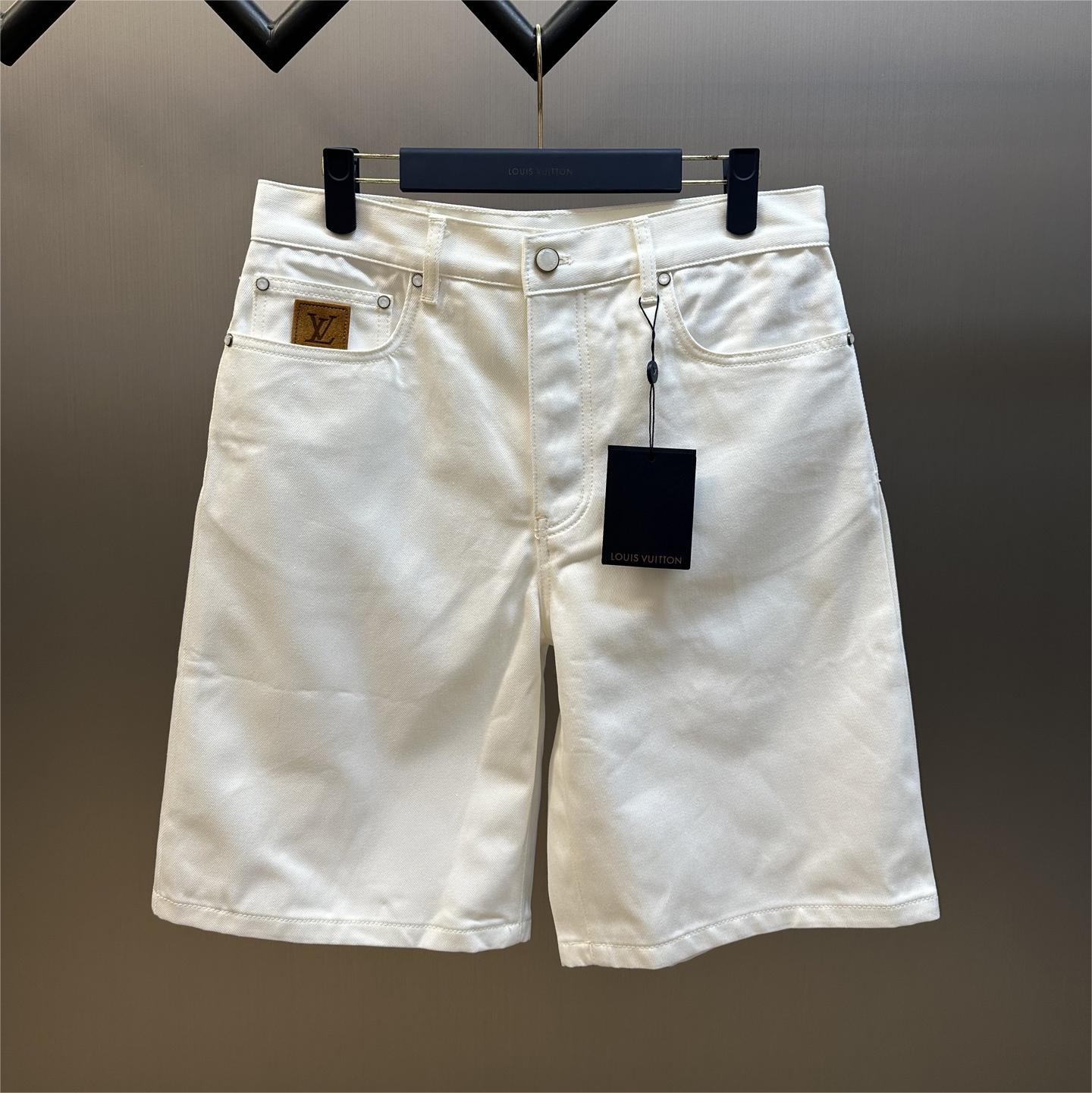 Embroidered Skateboard Denim Shorts