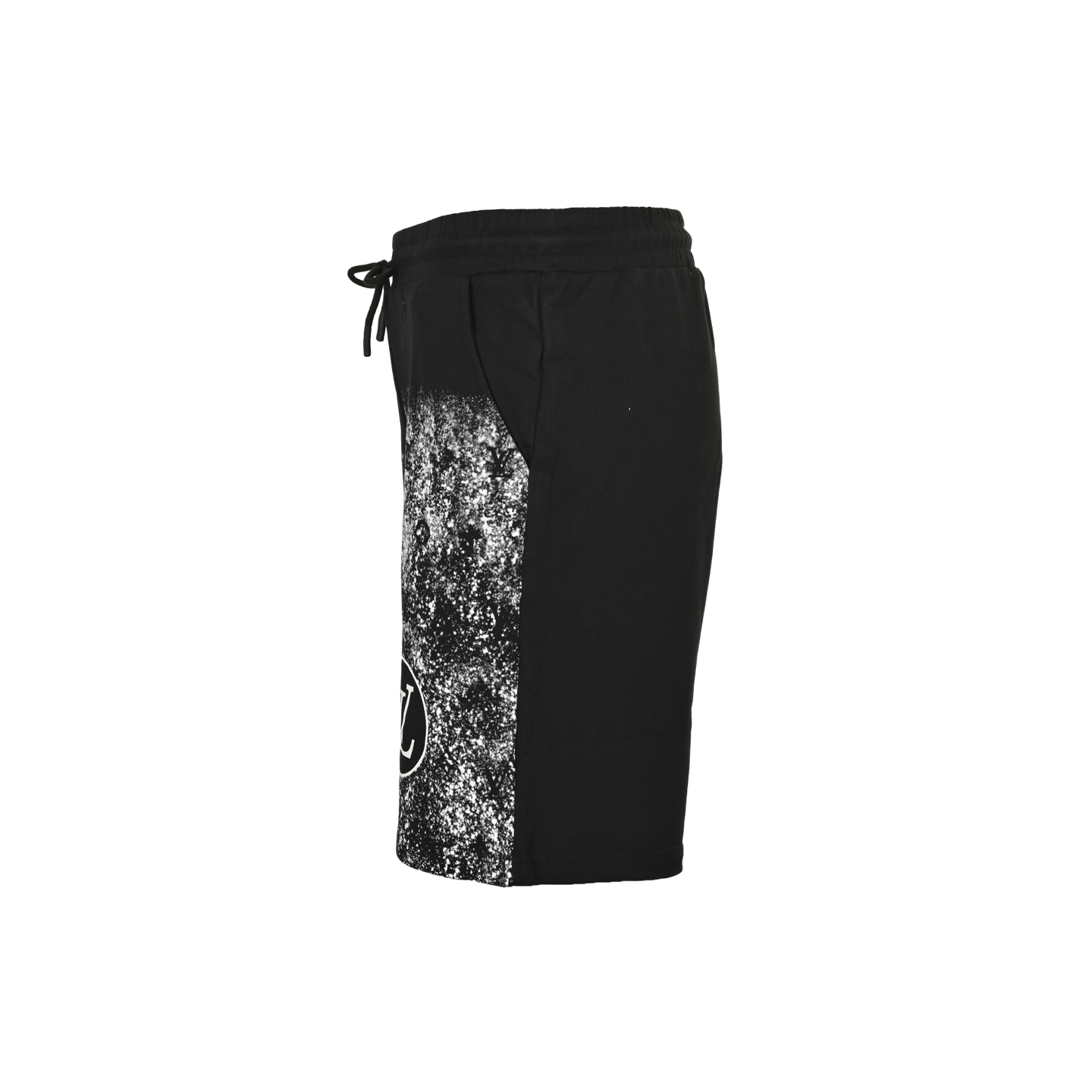 25SS Ink-Spray Monogram Print Shorts