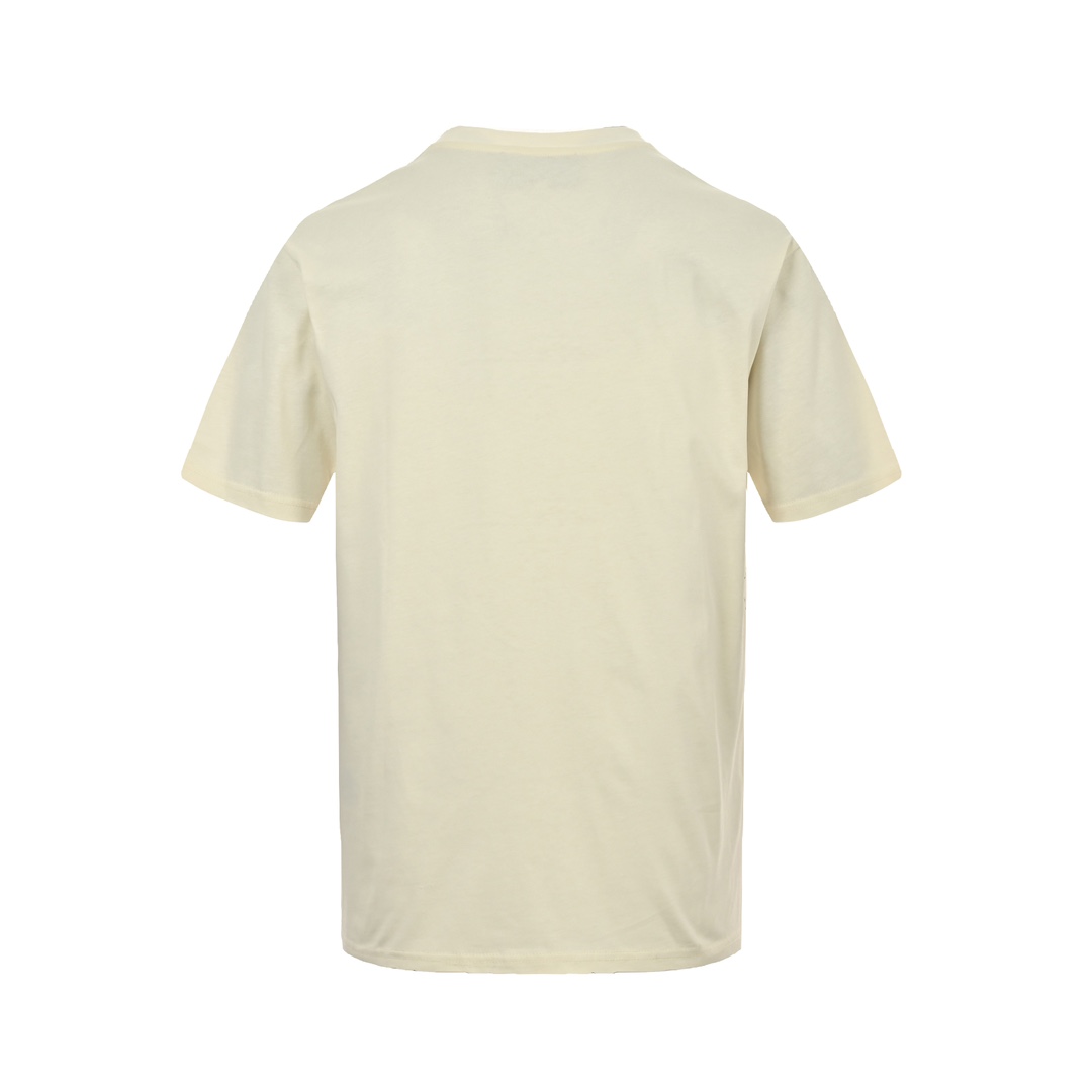 Monogram patch bear embroidered T-shirt