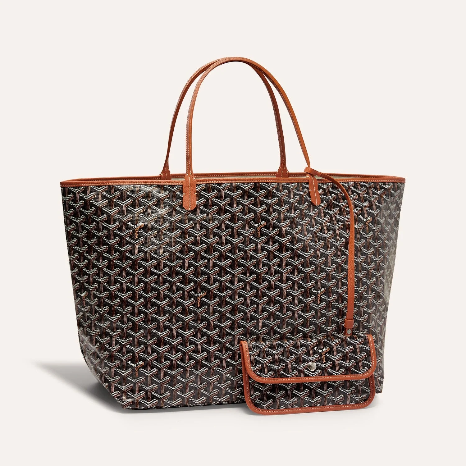 Black Brown Shopping Bag