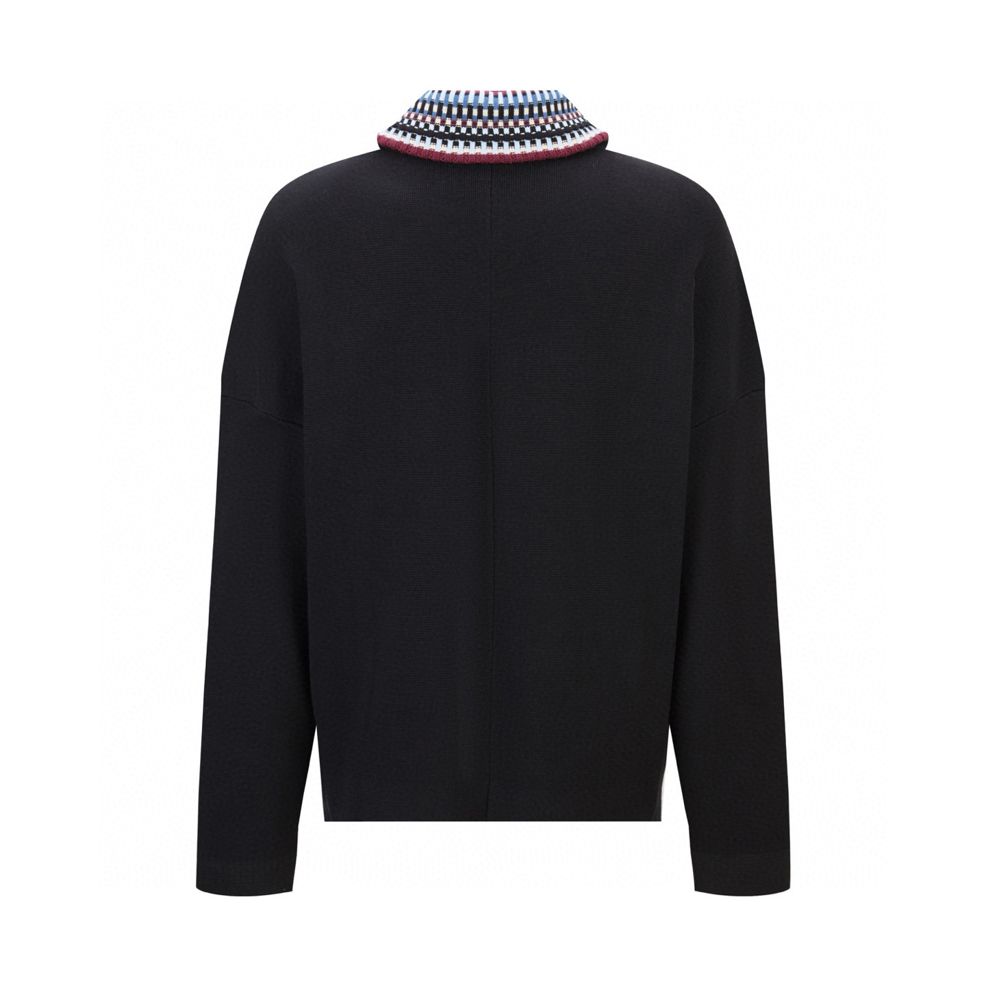 Knitted zip-up jacket