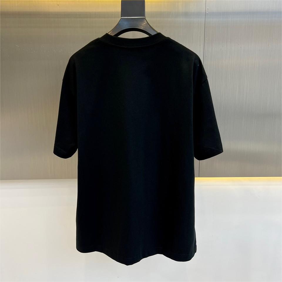 Printed letter casual short-sleeved T-shirt